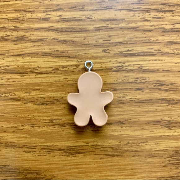 Gingerbread Man Charm Pendant - Picture 3 of 8